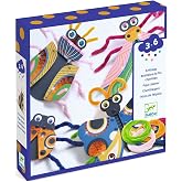 DJECO, Kids' Fuzzy Bug Craft kit, 3D pom poms | Educational Art Projects, DIY Insect Activity, Fun for Preschoolers, Great Gifts for Family and Friends, Ages 3 and Up