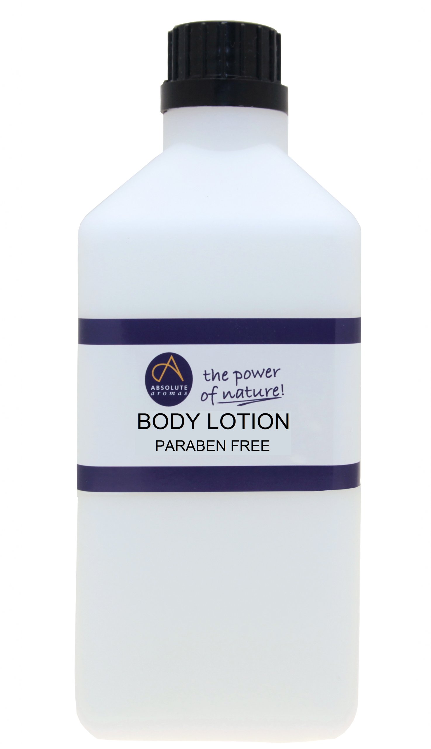 Absolute Aromas Body Lotion 1 Litre - Parabens and Fragrance Free - Create your own bespoke lotion by adding essential oils or use on its own