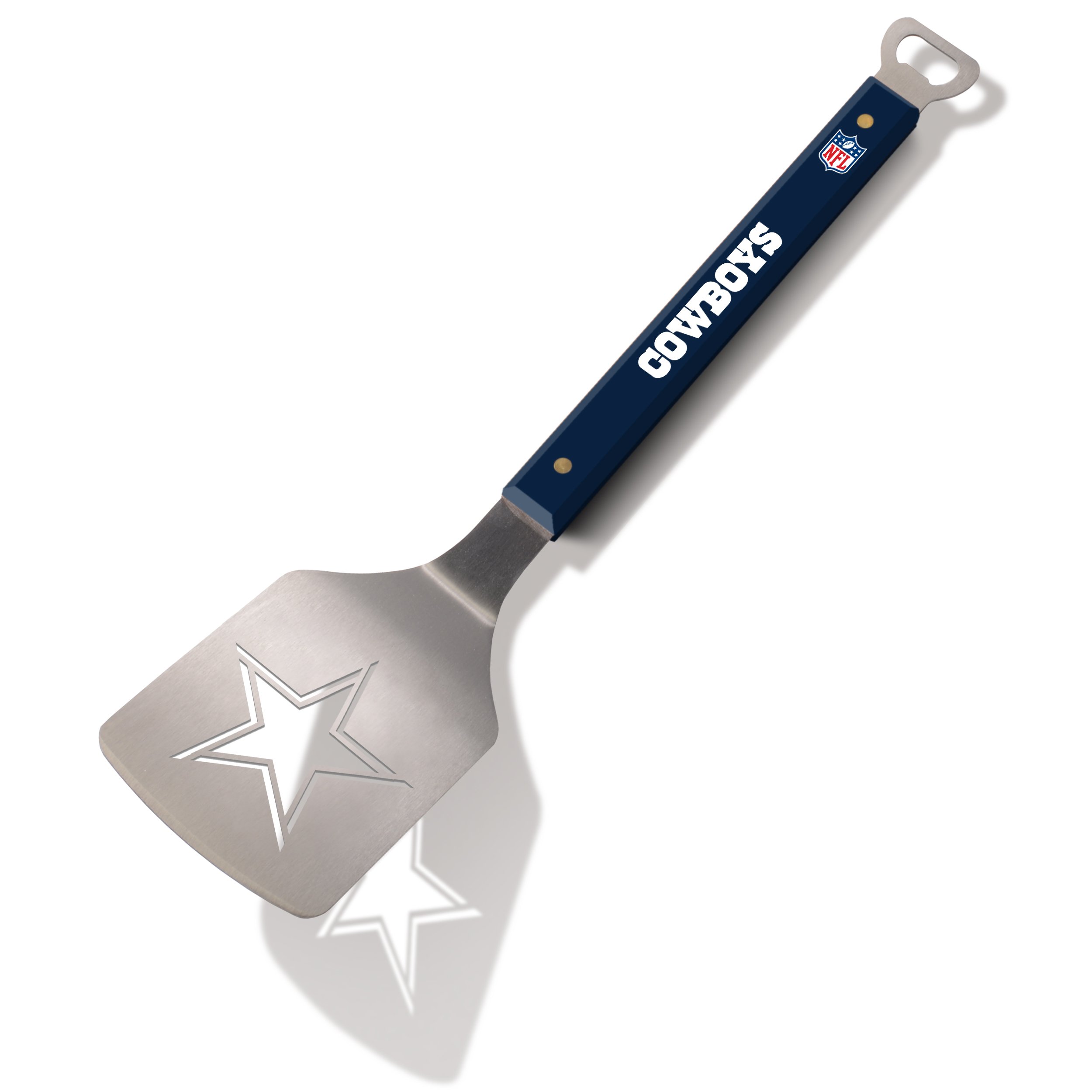 YouTheFan NFL Dallas Cowboys Spirit Series Sportula Stainless Steel Grilling Spatula, 18 1/2" x 4"