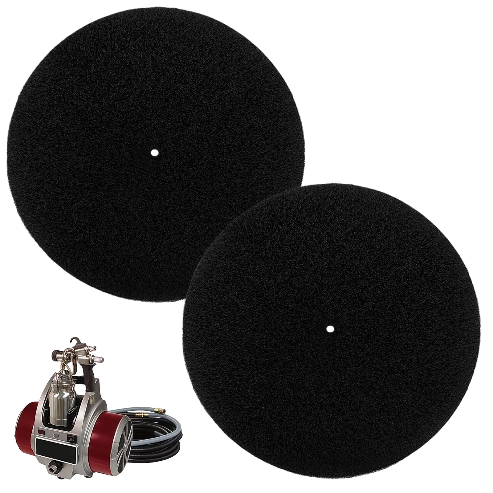 Photo 1 of 0524526A Air Filter Replacement for Capspray Turbine 75 95 105 115, Compatible Pre Filter Kit for HVLP Paint Sprayer, High-Density Foam Air Intake Filter, 2-Pack