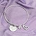 ENSIANTH When I Needed A Hand I Found Your Paw Bracelet Expandable Wire Bangle with Paw Print Charms for dog lovers (Paw Print Bracelet)