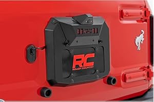 Rough Country Spare Tire Carrier Replacement Cover Kit for Ford Bronco 4WD (2021-2024)