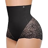 SHAPELLX Shapewear Tummy Control Panties for Women Underwear High Waisted Faja Body Shaper Stomach shapewear