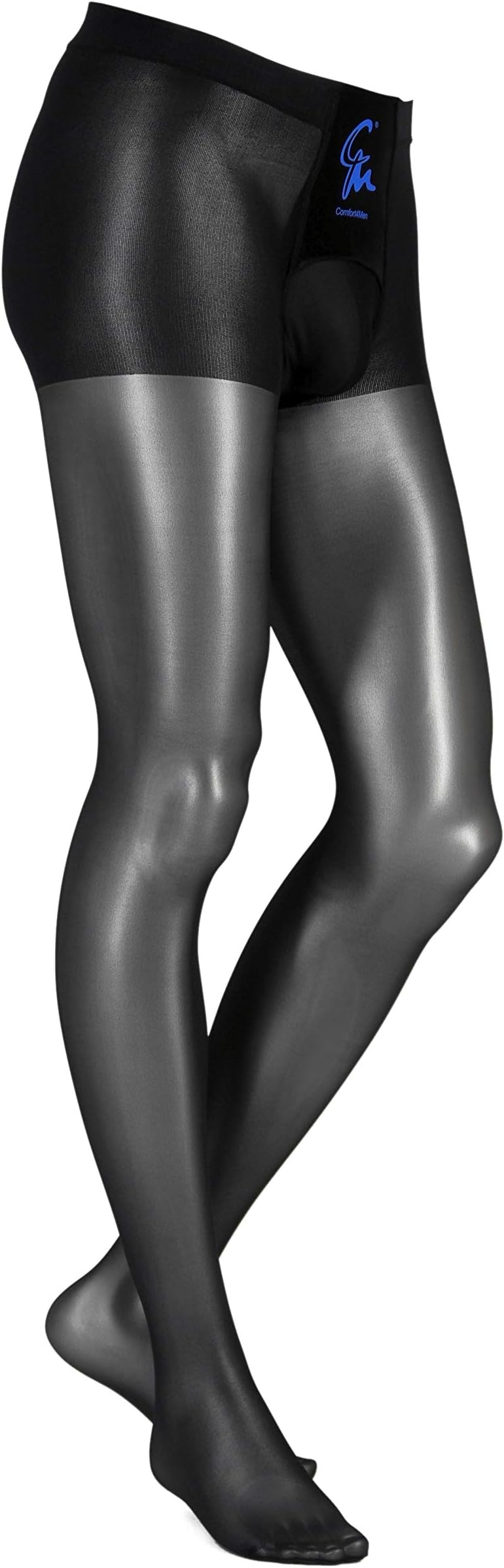 C428M Comfort4Men Tights Pantyhose 20Denier Transparent Low Waist