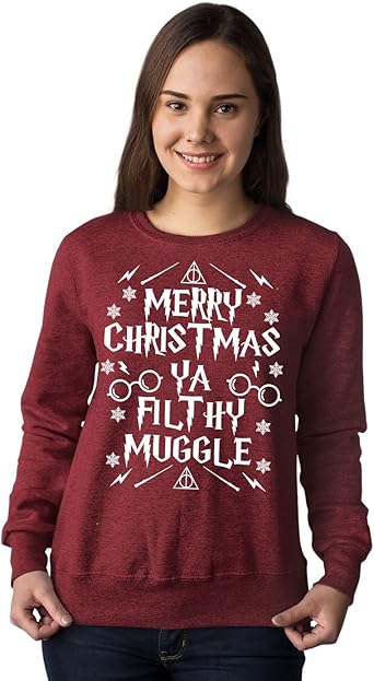 merry christmas you filthy muggle sweater