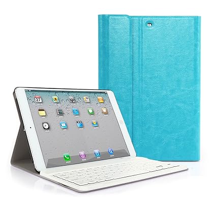 Apple iPad Mini 123 Deutsche Bluetooth Tastatur,CoastaCloud Ultra-Thin QWERTZ Deutsche Bluetooth Tastatur Keyboard Case für A