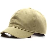 talajee Short Brim Unconstructed Soft Cotton Plain Baseball Cap Adjustable Washed Low Profile Dad Hat for Men Women