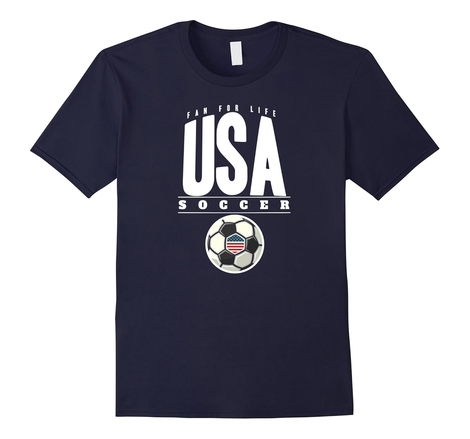 USA Soccer TShirt: Fan For Life-ANZ