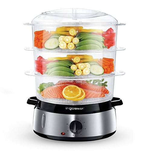 Morphy Richards 3 Tier Food Steamer 48755 Three Tier Stainless Steel Food Steamer Amazon.co.uk