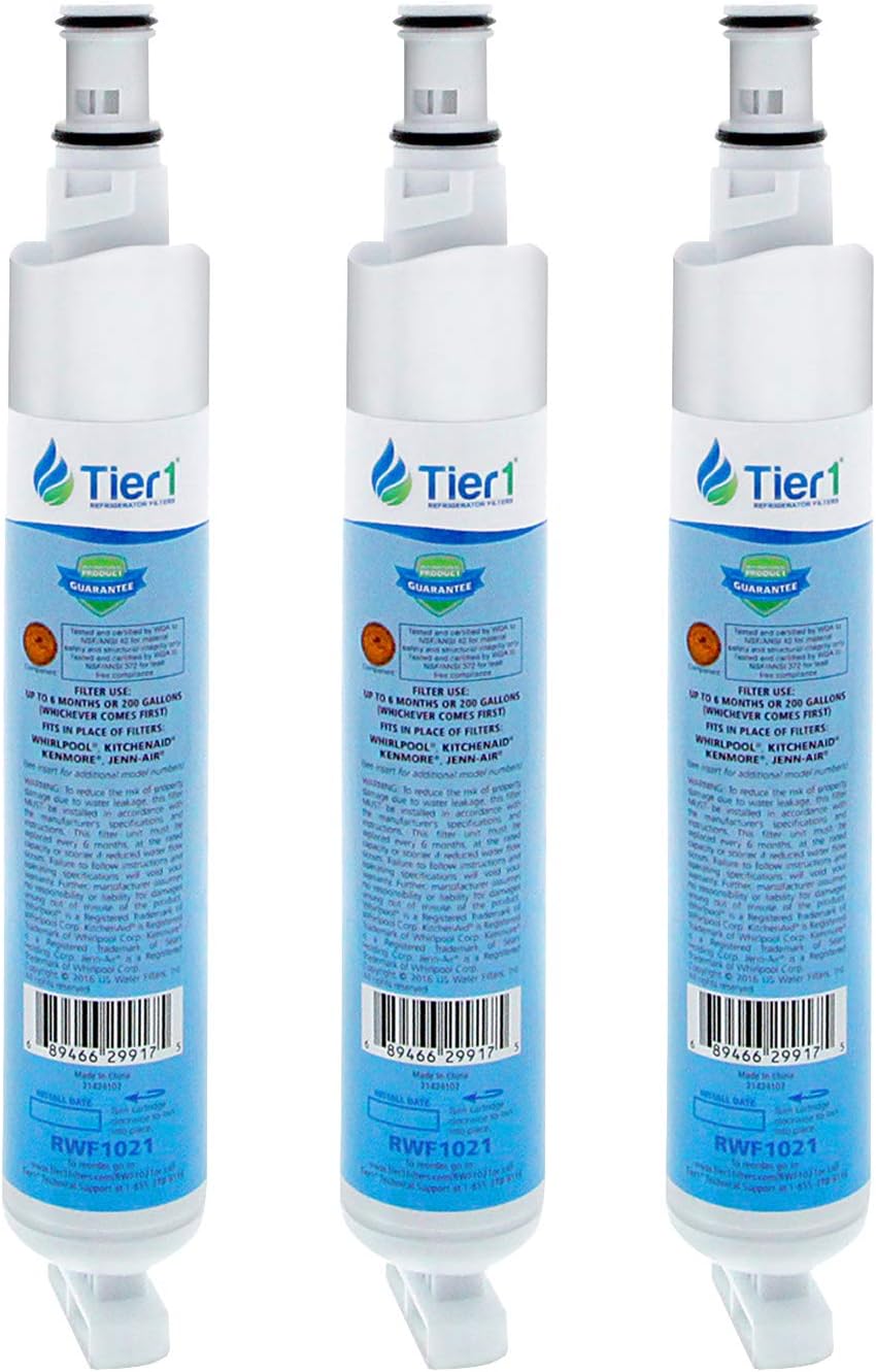 Amazon Com Waterdrop 4396508 Nsf 401 53 42 Certified Refrigerator Water Filter Compatible With Whirlpool 4396508 4396510 Nlc240v 4392857 Kenmore 46 9010 Everydrop Filter 5 Edr5rxd1 Pack Of 2 Home Improvement