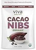 Viva Naturals - The BEST Tasting Organic Raw Cacao Nibs, 1 LB Bag