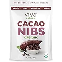 Viva Naturals Organic Cacao (Cacao Nibs, 1 LB)