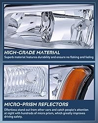 Nilight Headlight Assembly for 2003 2004 2005 2006