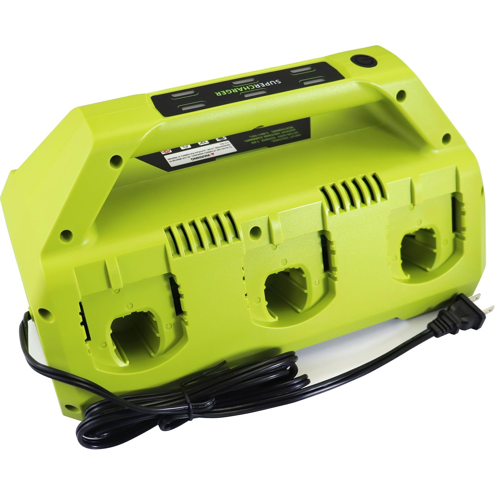 Photo 1 of 2026 Upgraded 6-Port Fast Charger Replacement Ryobi 18V 6-Port ONE+ Super Battery Charger P135 Station for Ryobi ONE+ 18V Battery