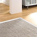 Zayejod 2M White Self Adhesive PVC Carpet Edge Threshold Strip 30mm Wide 4mm view 6