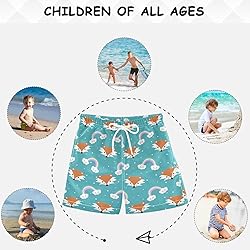 visesunny Summer Boy's Beach Shorts Quick Dry Soft