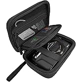 ZyCooom Hard Shell Camera Case for Canon G7X Mark III/II, PowerShot, SX740 HS, Sony Cybershot, Ricoh GR, Kodak Pixpro, Compact Cameras Case with Partition Storage for SD Card Accessory–Black
