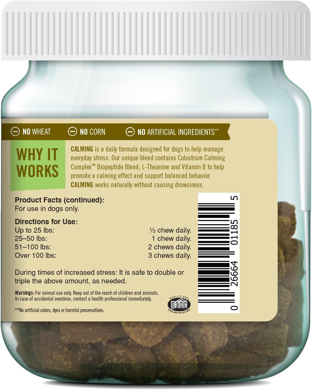 pet naturals of vermont calming