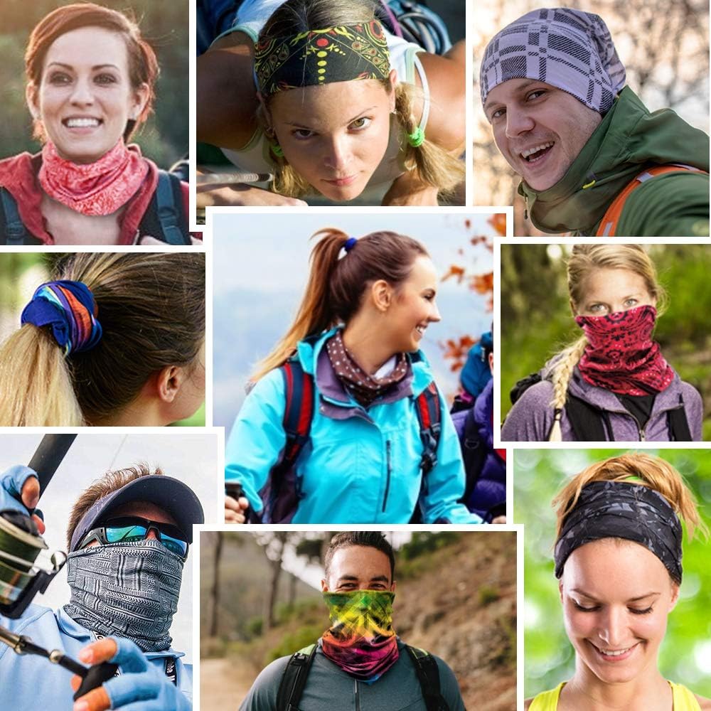 NEXTOUR Neck Gaiter Headwear Headband Head Wrap Scarf Mask Neck/Ear Warmers Headbands Perfect for Winter Fishing, Hiking, Running, Motorcycle etc& Daily Wear for Men and Women : Clothing