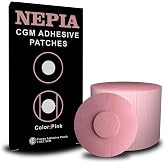 Nepia 30 Pcs Pink CGM Sensor Patches | Waterproof Adhesive for Dexcom G7/Libre1 2 3/Enlite | 14 Days Long-Lasting Protection | Sweatproof Sensor Covers with Comfortable Fit for Active Lifestyle