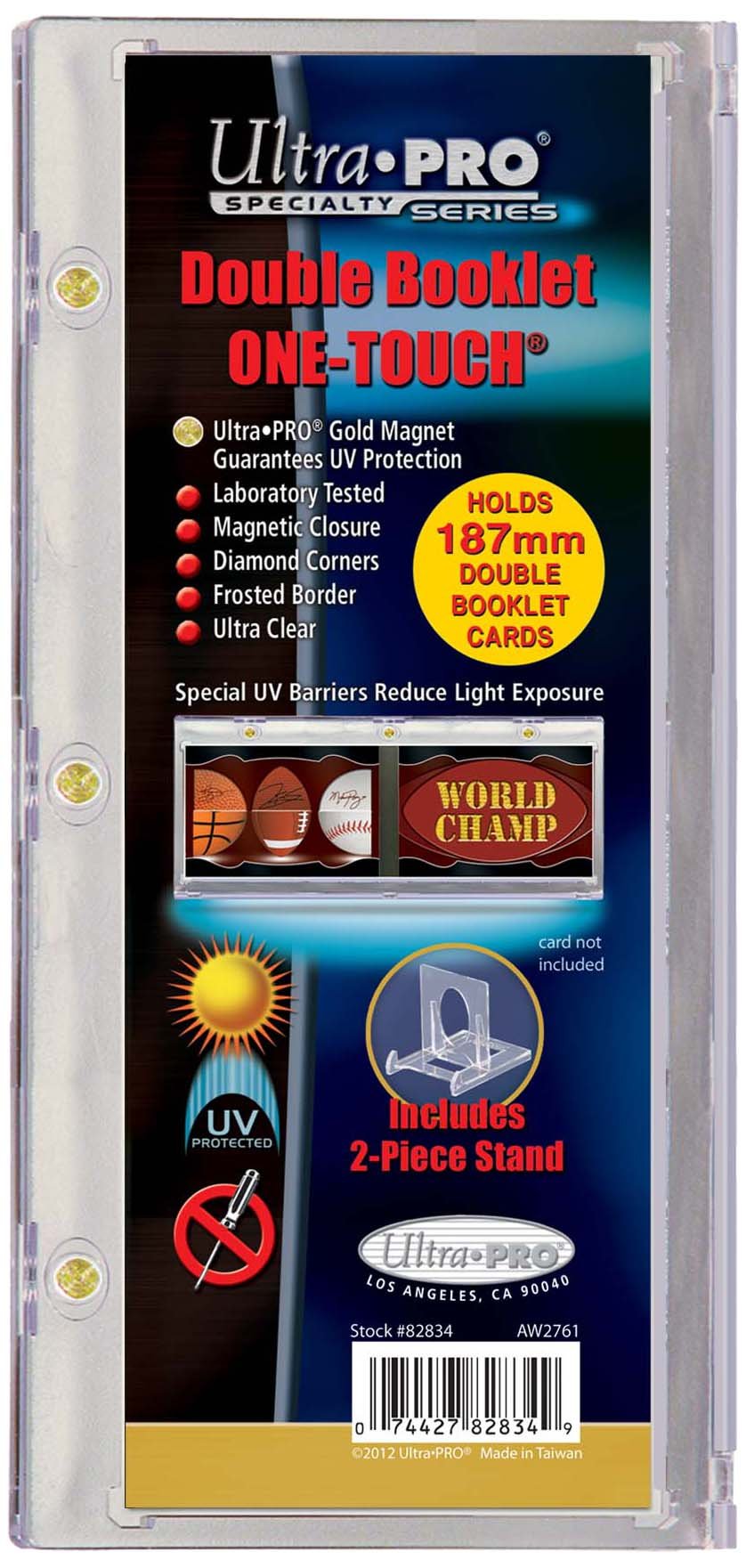 Ultra Pro 187 mm Booklet Card Holder UV One Touch Card Game