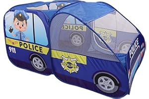 Pop-Up Play Tent Foldable Kids Play Tent Spacious Space Indoor & Outdoor Playhouse Vehicle Toys Great for Boys Girls Holiday 