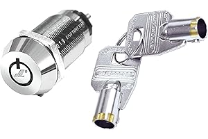 Seco-Larm Enforcer SPST Tubular Key Lock, Key #1308 (SS-095-1H1)