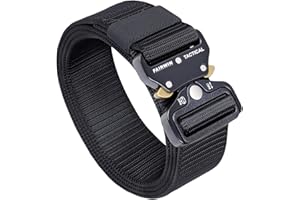 FAIRWIN Tactical Belt 1.5 Inch Belts for Mens Nylon Web Work Belt with Heavy Duty Buckle