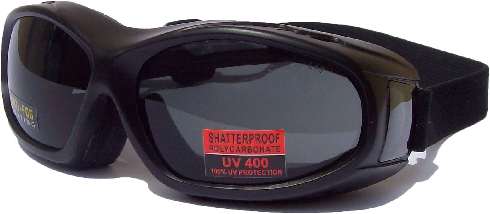 Flight OTG [Over The Glasses] Motorbike Biker Riding Goggles |Tinted Lens