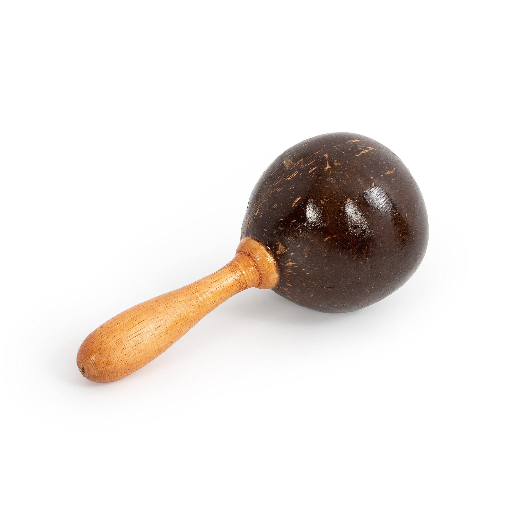 Percussion Plus PP622 Single Coconut Maraca,Brown