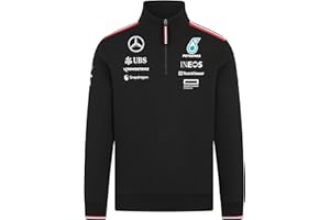 Mercedes AMG Petronas F1 Men's 2024 Team 1/4 Zip Sweater