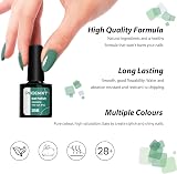 Phoenixy Gel Nail Polish Set 21 Colors 7ml Plus Base/Top Coat 42 Effects UV view 5