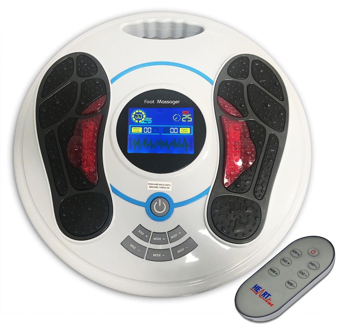 Heartline Foot Massager & Body Therapy Machine 25