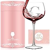 Valentines Day Gifts for Her, Initial A-Z Wine Glass Customized Gift For Women, Personalized Galentines Mothers Day Christmas Birthday Gifts for Women Her Mom Best Friend Sister Wife Sister (G)