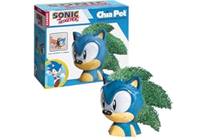Chia Pet Sonic The Hedgehog with Seed Pack, Decorative Pottery Planter, Easy to Do and Fun to Grow, Novelty Gift, Perfect for Any Occasion