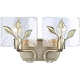 Calla Two Light Vanity White Gold