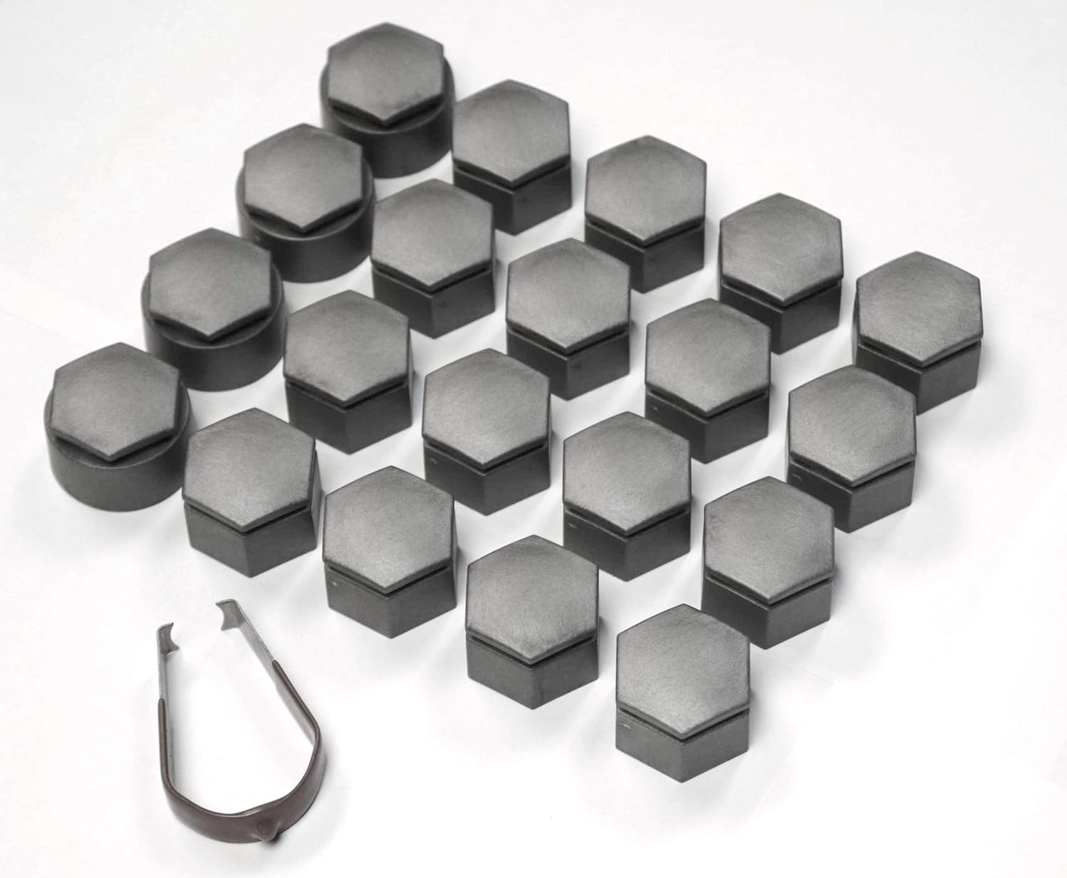 VAUXHALL INSIGNIA 20102017 WHEEL NUT BOLT COVERS CAPS 22mm ALLOY GREY