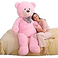MaoGoLan Giant Teddy Bear 6 Feet Tall, Pink Human Size Big Teddy Bear Stuffed Animal for Boyfriend,Girlfriend,Wife on Valentines,Christmas,Birthday