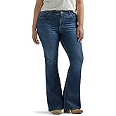 Lee Womens Plus Size Legendary Mid Rise Flare Jean