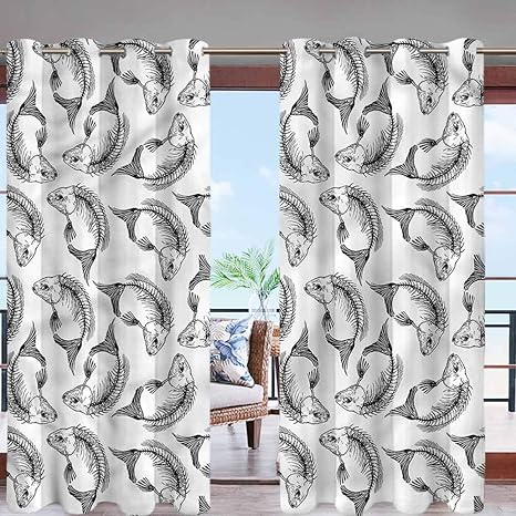 Hiiiman - Panel de cortina antiviento con efecto de grunge para puerta