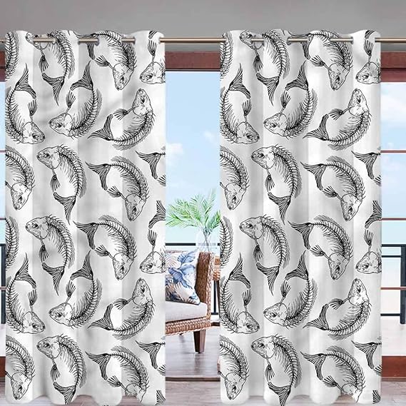 Hiiiman - Panel de cortina antiviento con efecto de grunge para puerta