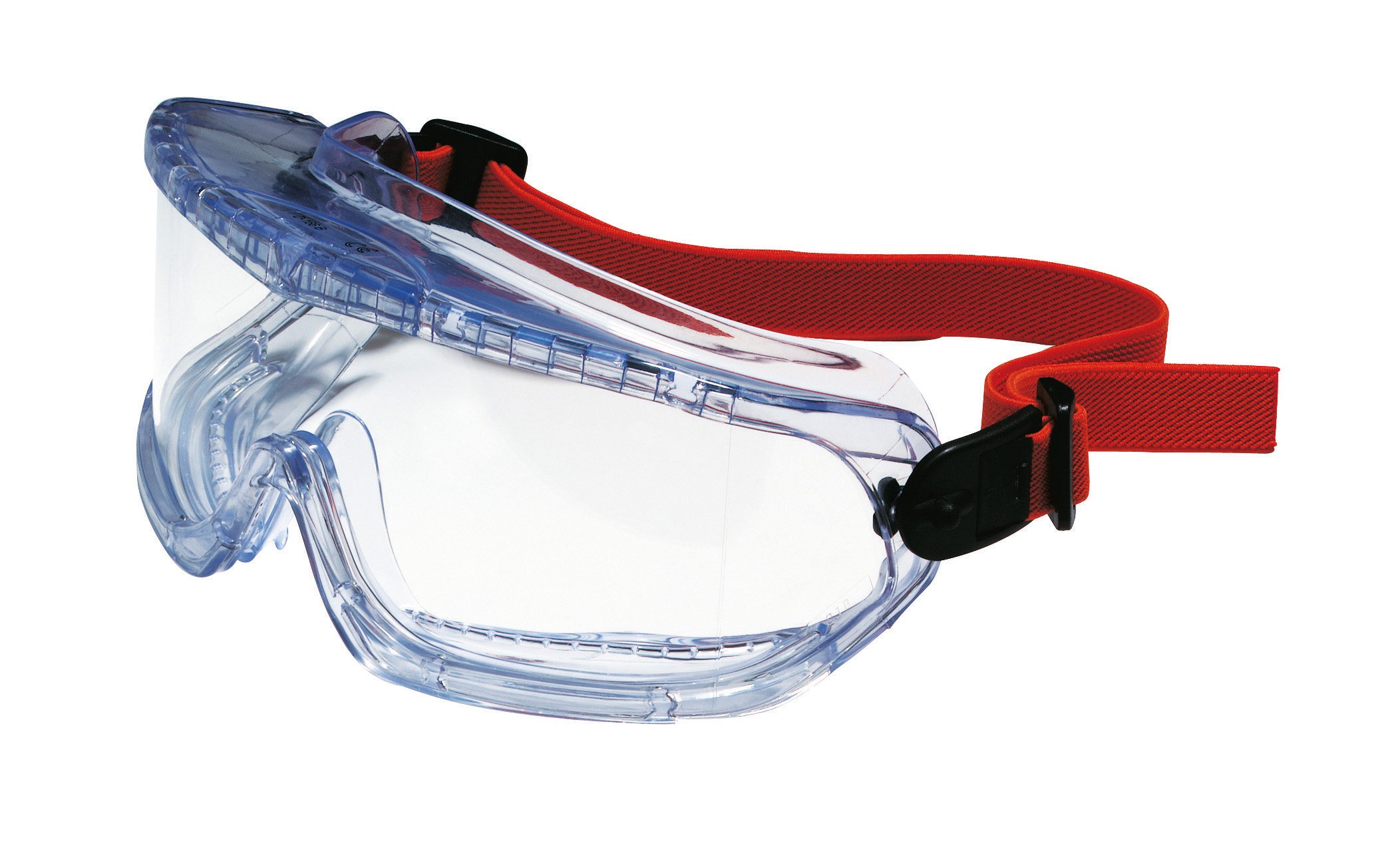 Honeywell 1006192 V-MAXX Indirect Ventilation Goggles, Elastic Headband, Clear Polycarbonate Anti-Scratch Hard Coat Lens, Compatible With Prescription Eyewear And Half-Mask Respirators (1 Piece)
