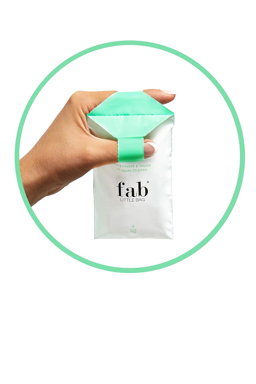 Fab Little Bag Sanitary Disposal Bags, Bag Dispenser Wall Mounted Unit + Refill Pack, Hygienic Sanitary Bags for Tampons - Image 5