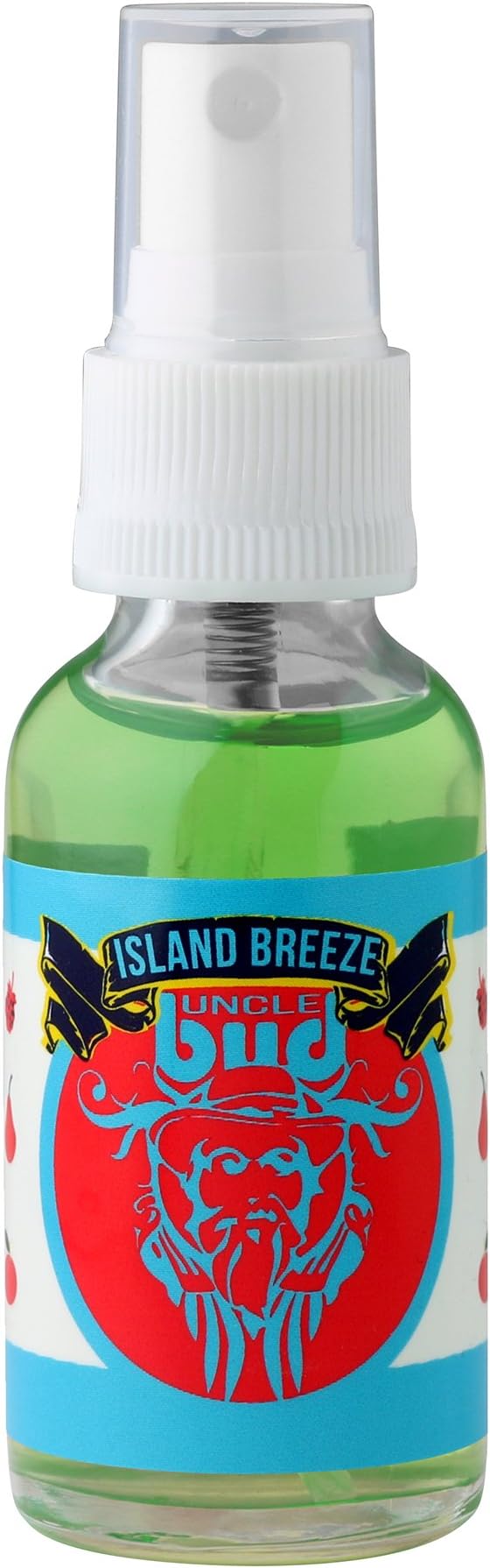 Uncle Bud's Buddha Blocker Premium Oil-Based Scented Air Freshener Spray & Oil Burner 1 fl oz (29.6mL), Island Breeze