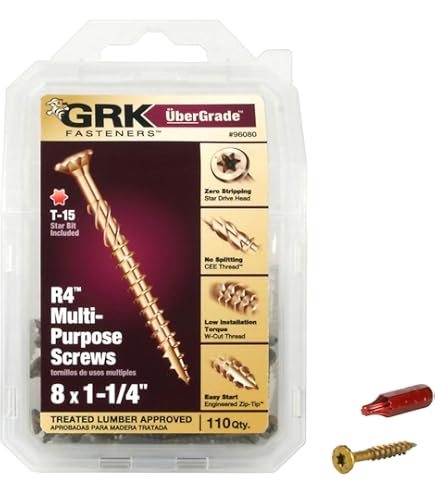 White Low Profile Cabinet™ Screw - GRK Fasteners