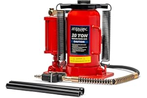 Stark USA 20 Ton Low Profile Air Bottle Hydraulic Bottle Jack Lift Manual Hand Pump Auto Truck Trailer Repair Vehicle (44,000 LBS) Capacity