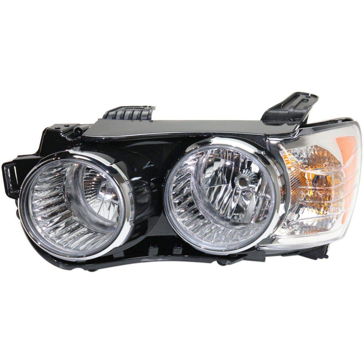 Driver Side NEW 2012-2016 Chevy Sonic Halogen Headlight Headlamp Chrome Bezel