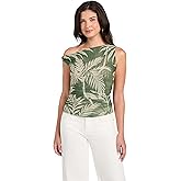 GUESS Womens Eco Sleeveless Off Shoulder Mirin Top