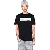 Armani Exchange Mens Rectangle Logo Tee