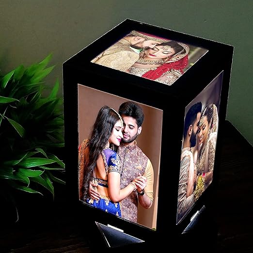 Photo Factory Customized LED Table Lamp with 5 Personalized Photo